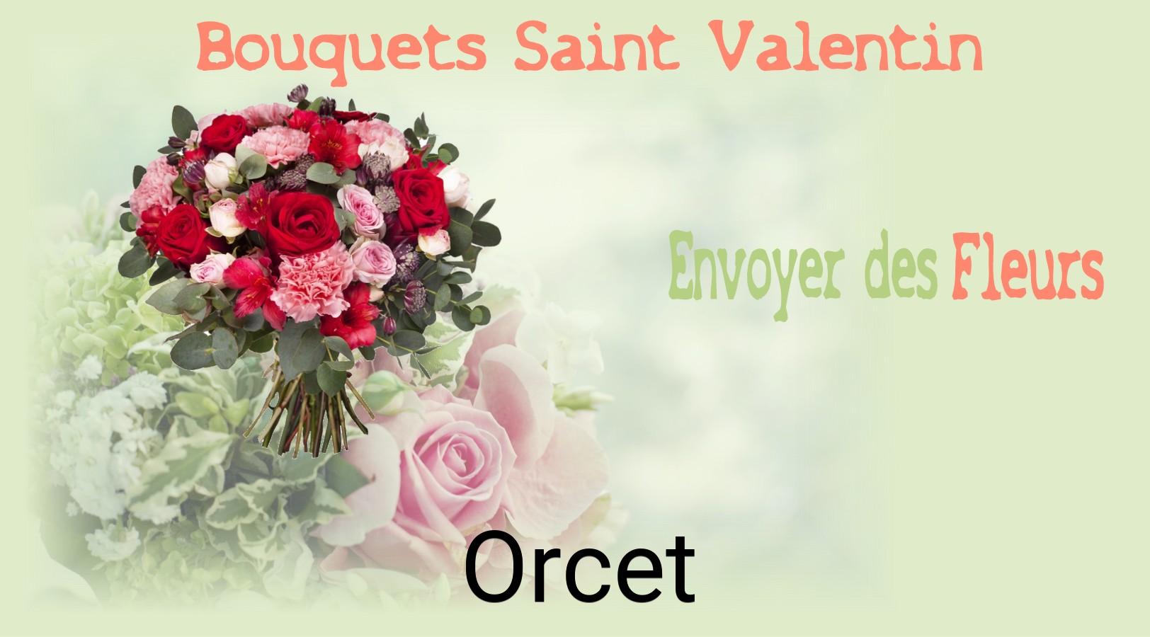 Roses de Saint-Valentin livrées à Orcet